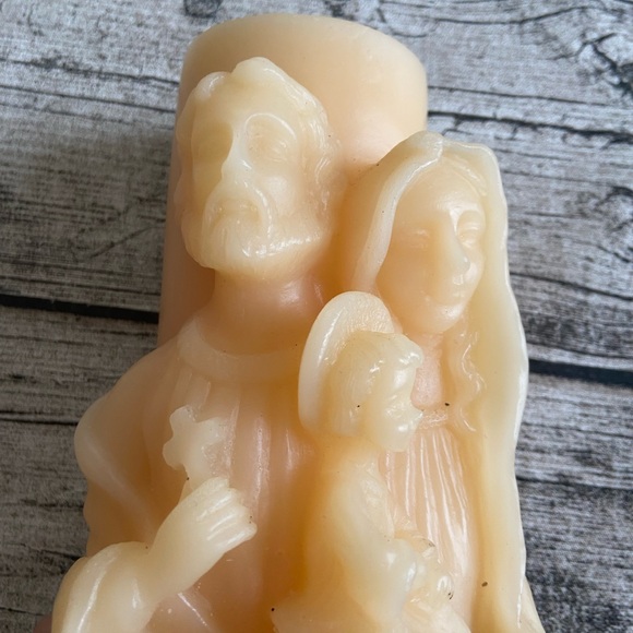 NEW. Religious scented candle - dimensional decoration, Holy Family - Picture 6 of 6